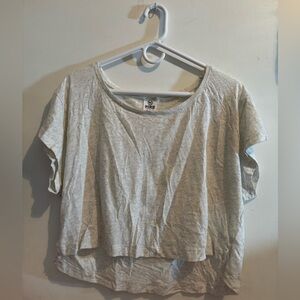 PINK Victoria's Secret Heather Gray Crop Top